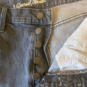 Black wide legged jeans